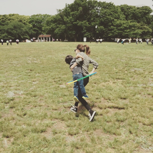 梨花與兒子的歡樂時光